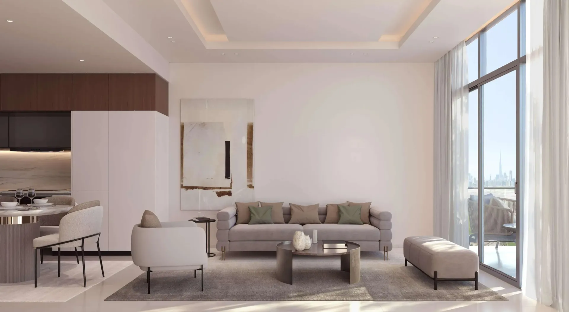 Sky Hills Residence — интерьер гостиной