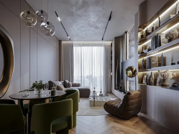 Sky Line by Peace Homes — интерьер гостиной