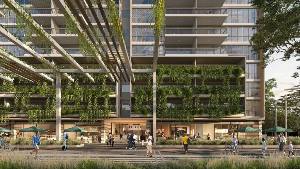 Sky Residences — фасад здания