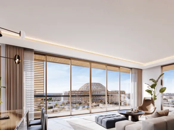 Sky Residences — интерьер гостиной, фото 5