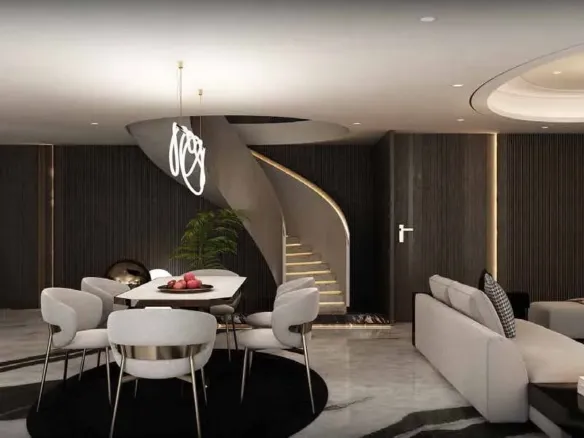 Sky Suites — интерьер гостиной