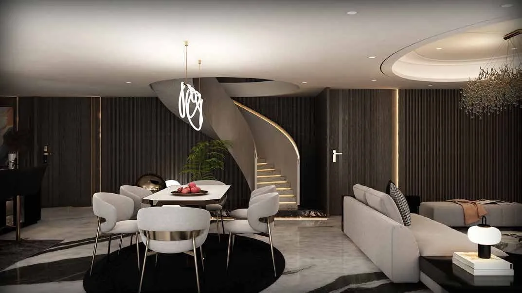 Sky Suites — интерьер гостиной