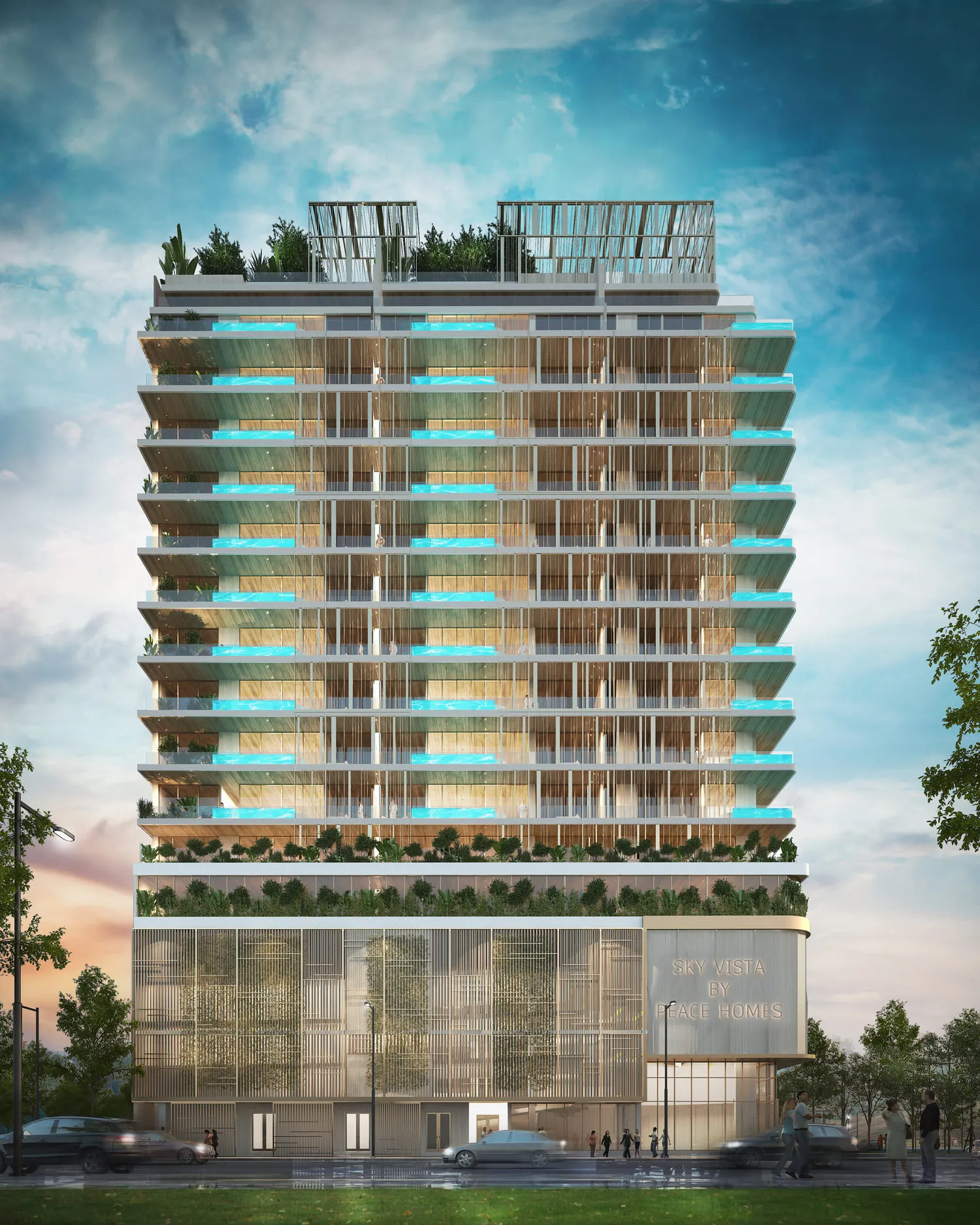 Sky Vista в районе JVC (Джумейра Вилладж Серкл) — фото 2