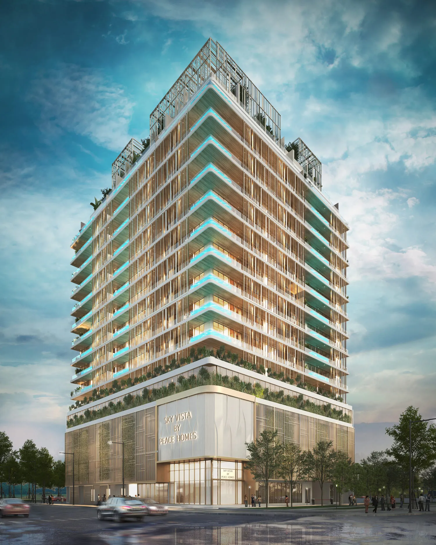 Sky Vista в районе JVC (Джумейра Вилладж Серкл) — фото 3
