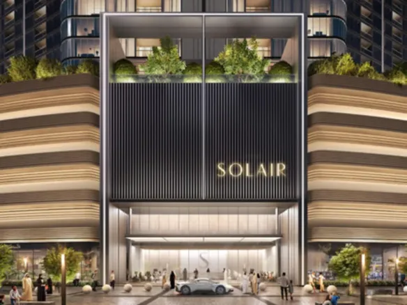 Skyvue Solair — вход в здание