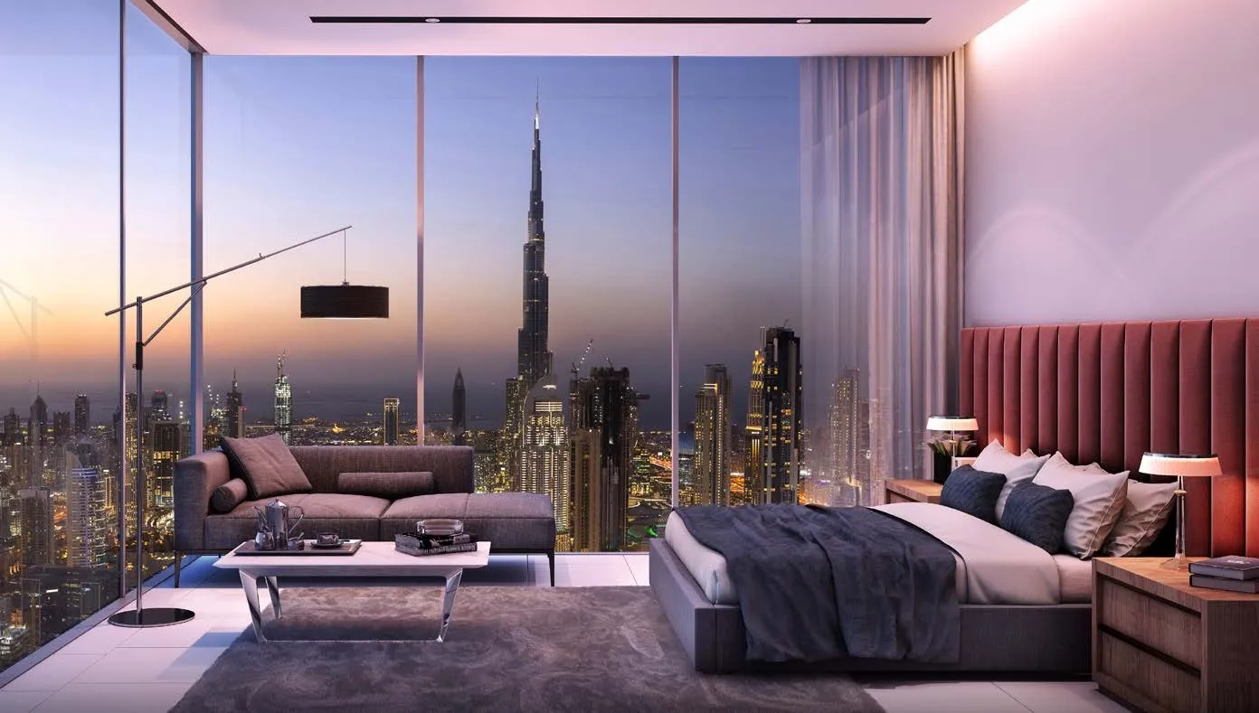 SLS Dubai Hotels and Residences — спальня, фото 14