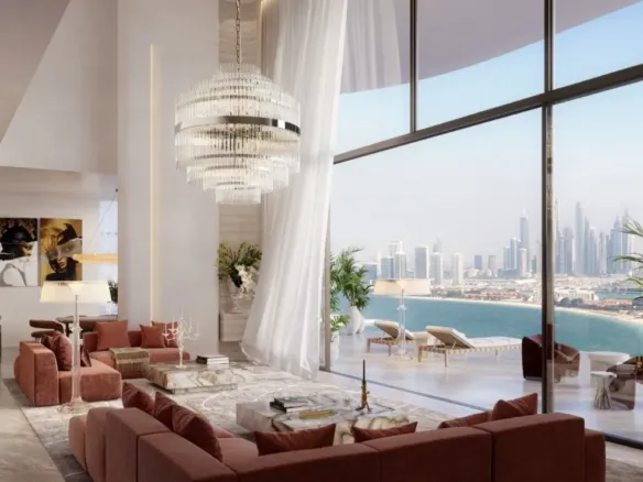 SLS Residences at Palm Jumeriah — интерьер гостиной