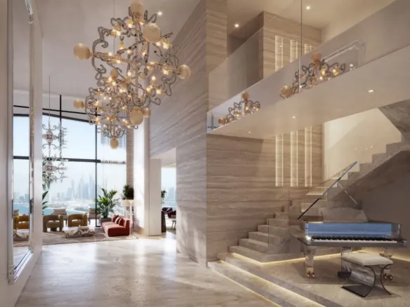 SLS Residences at Palm Jumeriah — интерьер гостиной, фото 11