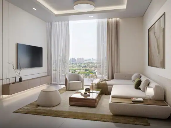 Woodland Terraces — интерьер гостиной