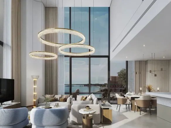 Sobha Aquamont — интерьер гостиной