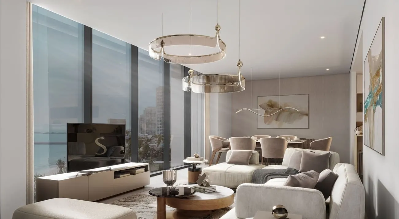 Sobha Aquamont — интерьер гостиной, фото 6