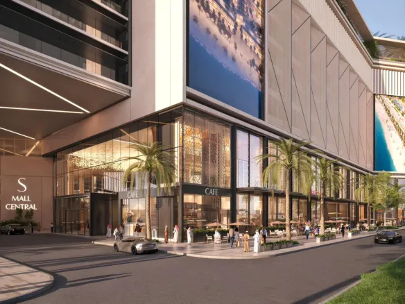 Sobha Central Mall — фасад здания
