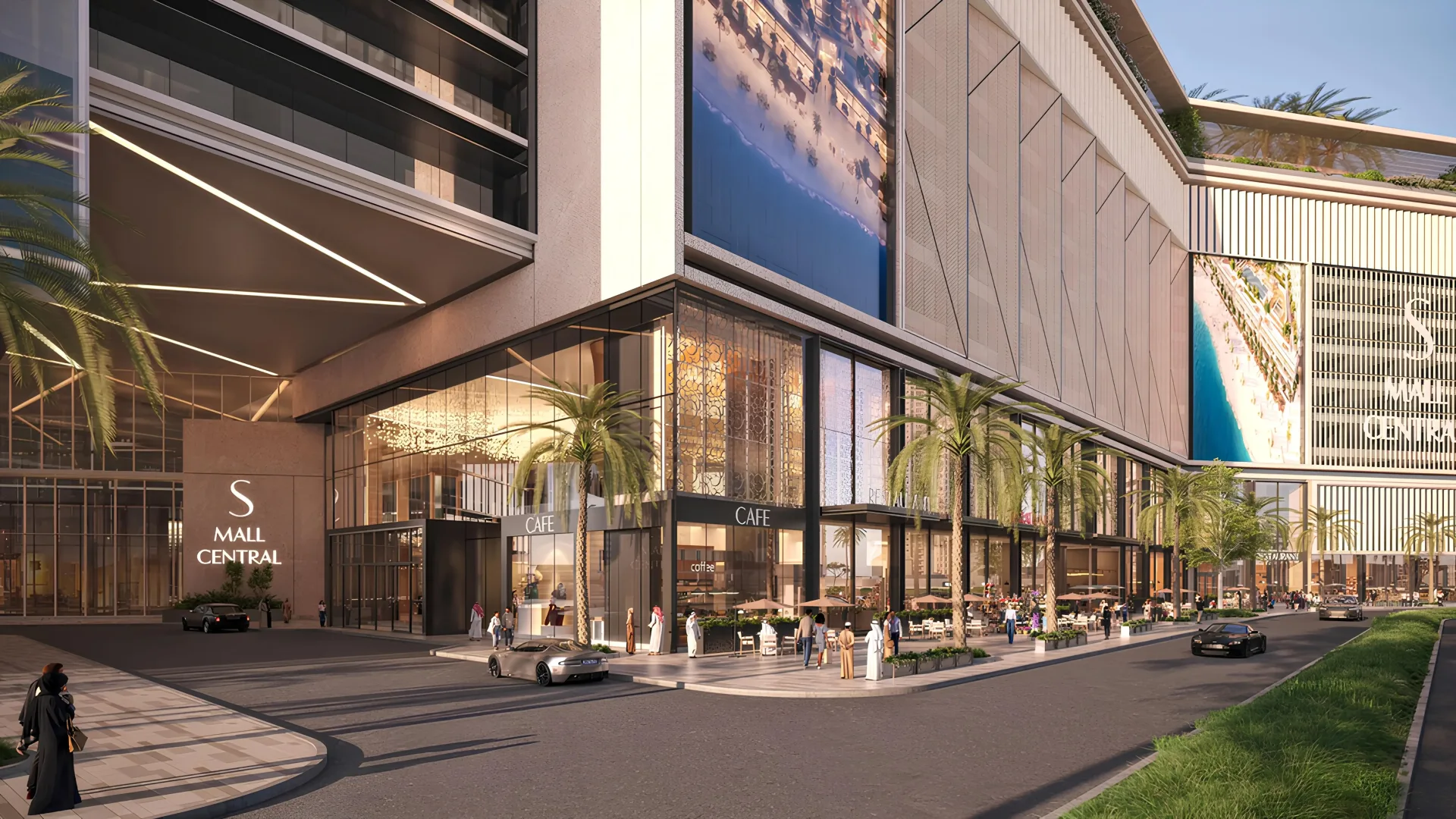 Sobha Central Mall — фасад здания