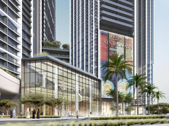 Sobha Central Mall — вход в здание