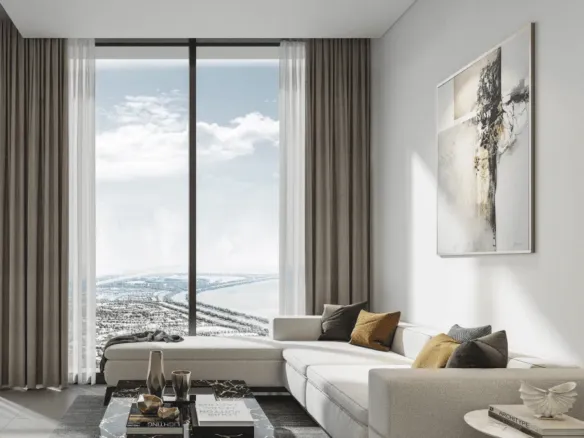 Sobha Orbis — интерьер гостиной