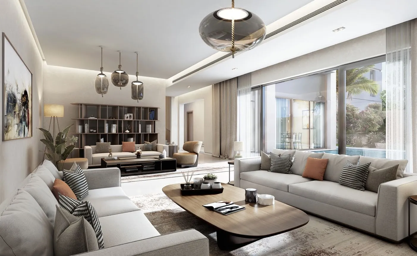 Sobha Reserve — интерьер гостиной