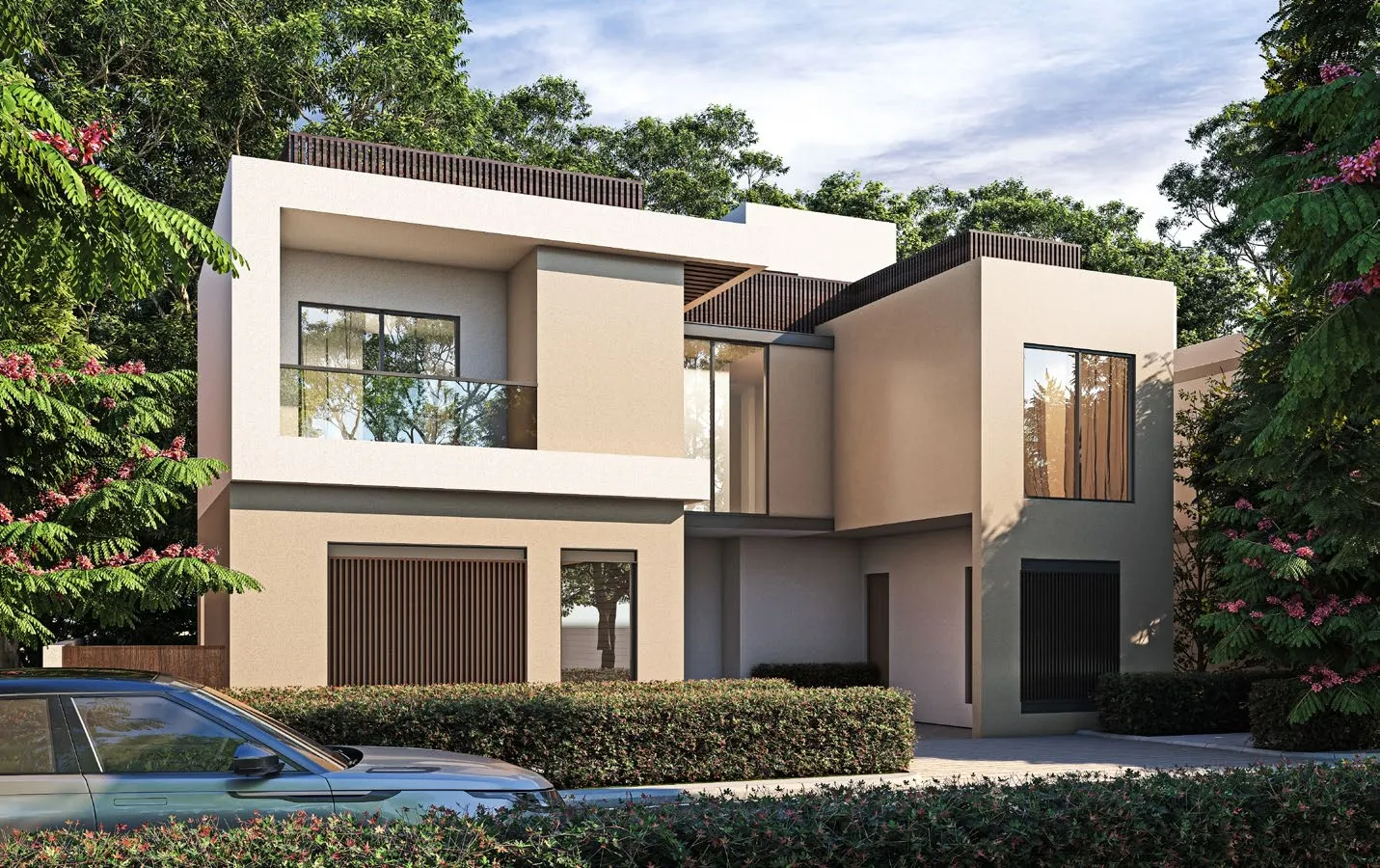 Sobha Reserve — фасад виллы