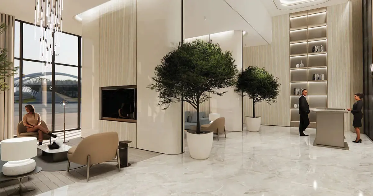 Sobha Seahaven — лобби