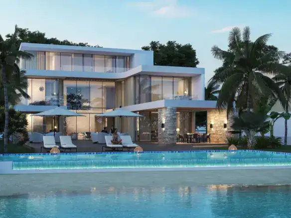 Sobha Siniya Island Villas Phases 1 and 2 — фасад виллы