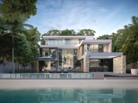 Sobha Siniya Island Villas Phases 1 and 2 — фасад виллы, фото 3