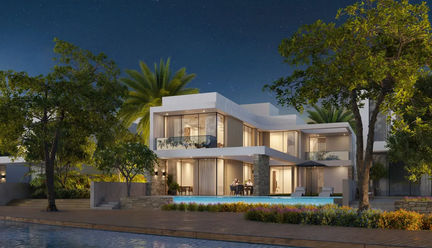 Sobha Siniya Island Villas Phases 1 and 2 — фасад виллы, фото 5