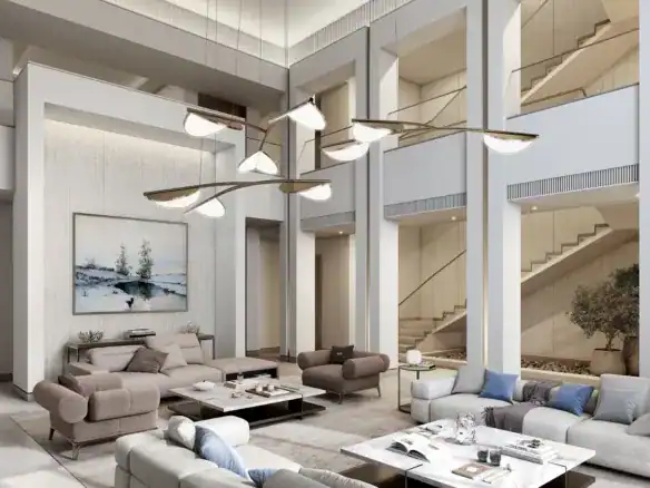 Sobha Siniya Island Villas Phases 1 and 2 — интерьер гостиной, фото 7