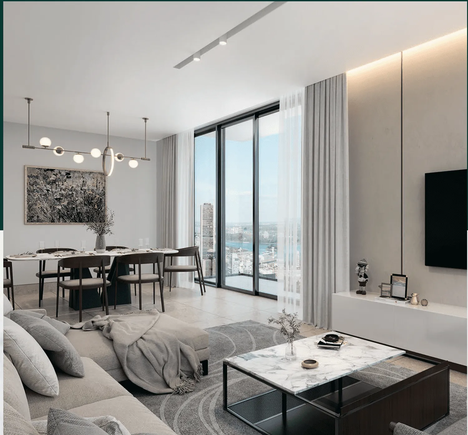 Sobha Verde — интерьер гостиной
