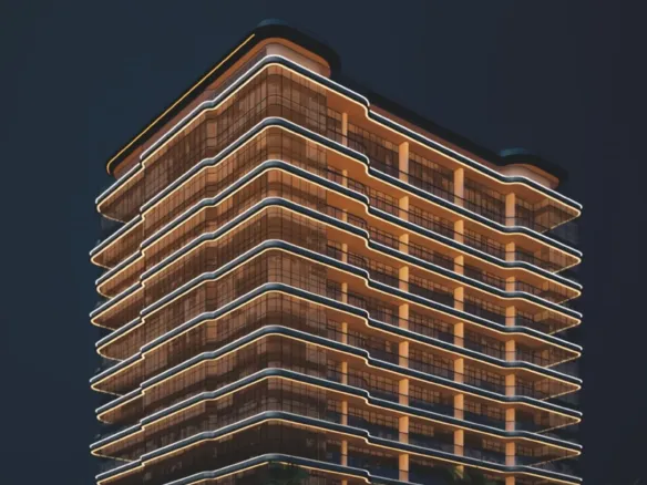 Sofitel Residences — фасад здания, фото 3