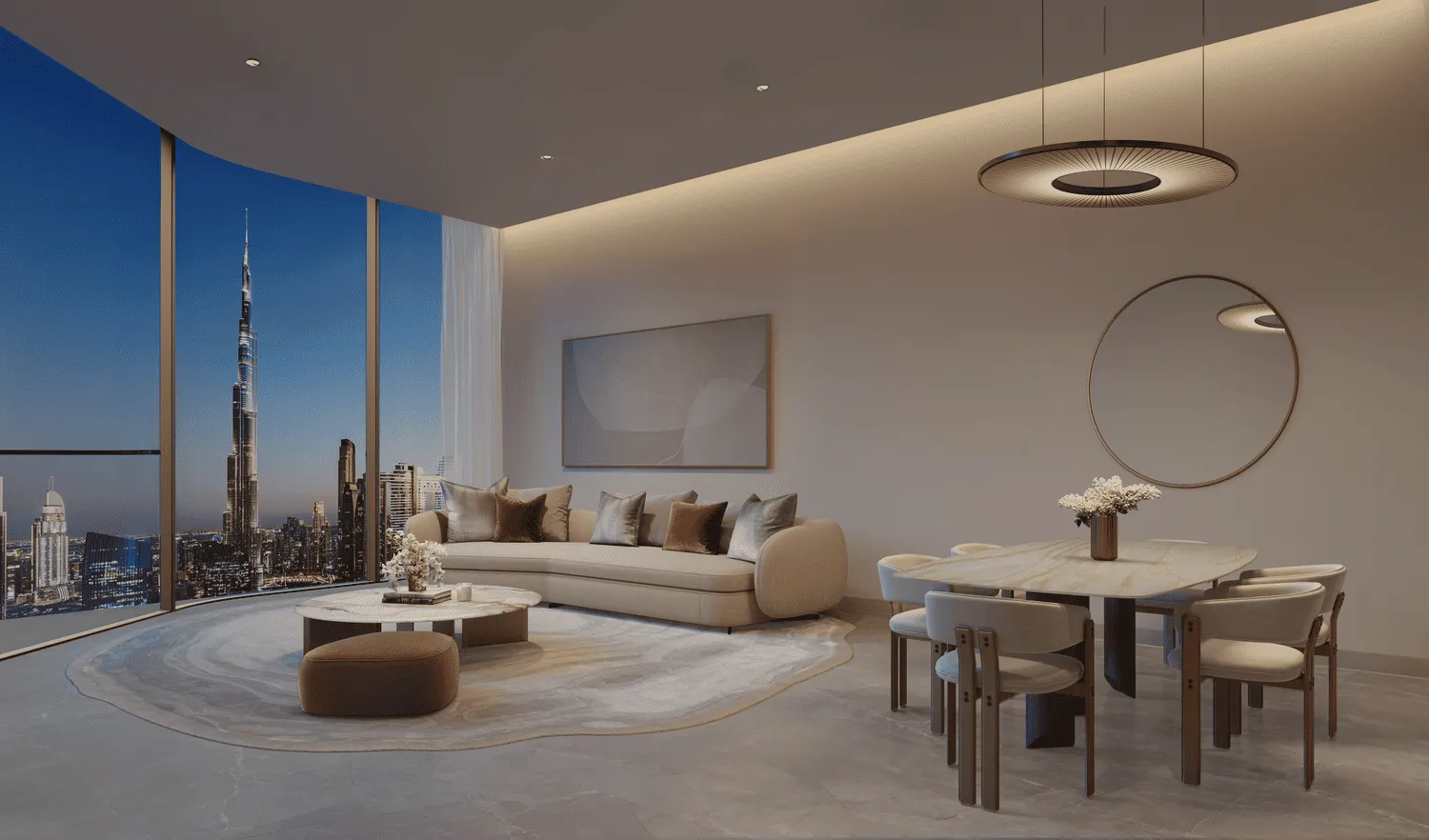 Sol Luxe — интерьер гостиной