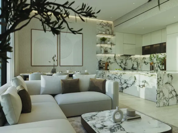 Solcasa Residence — кухня-гостиная