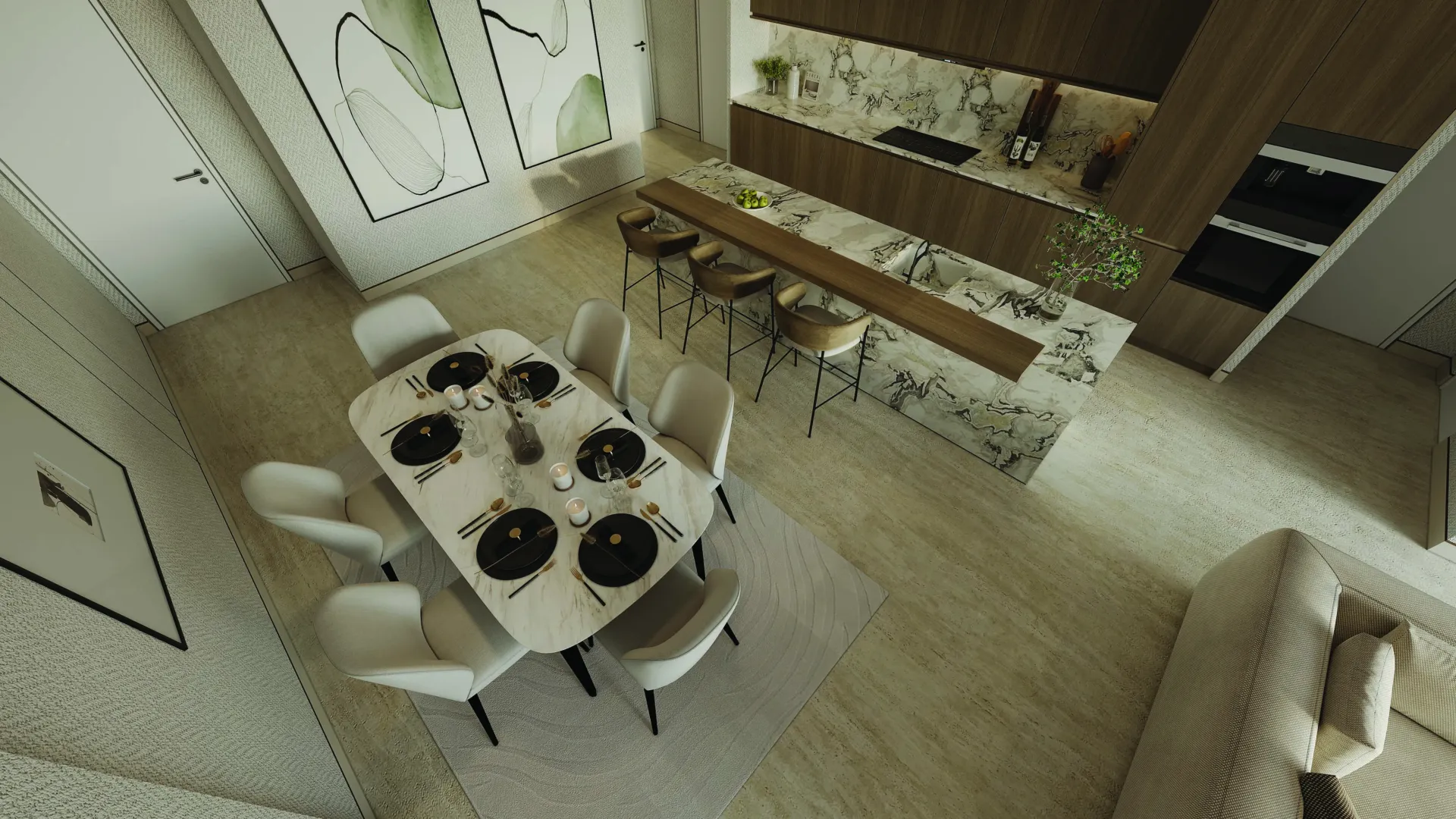 Solcasa Residence — кухня-столовая