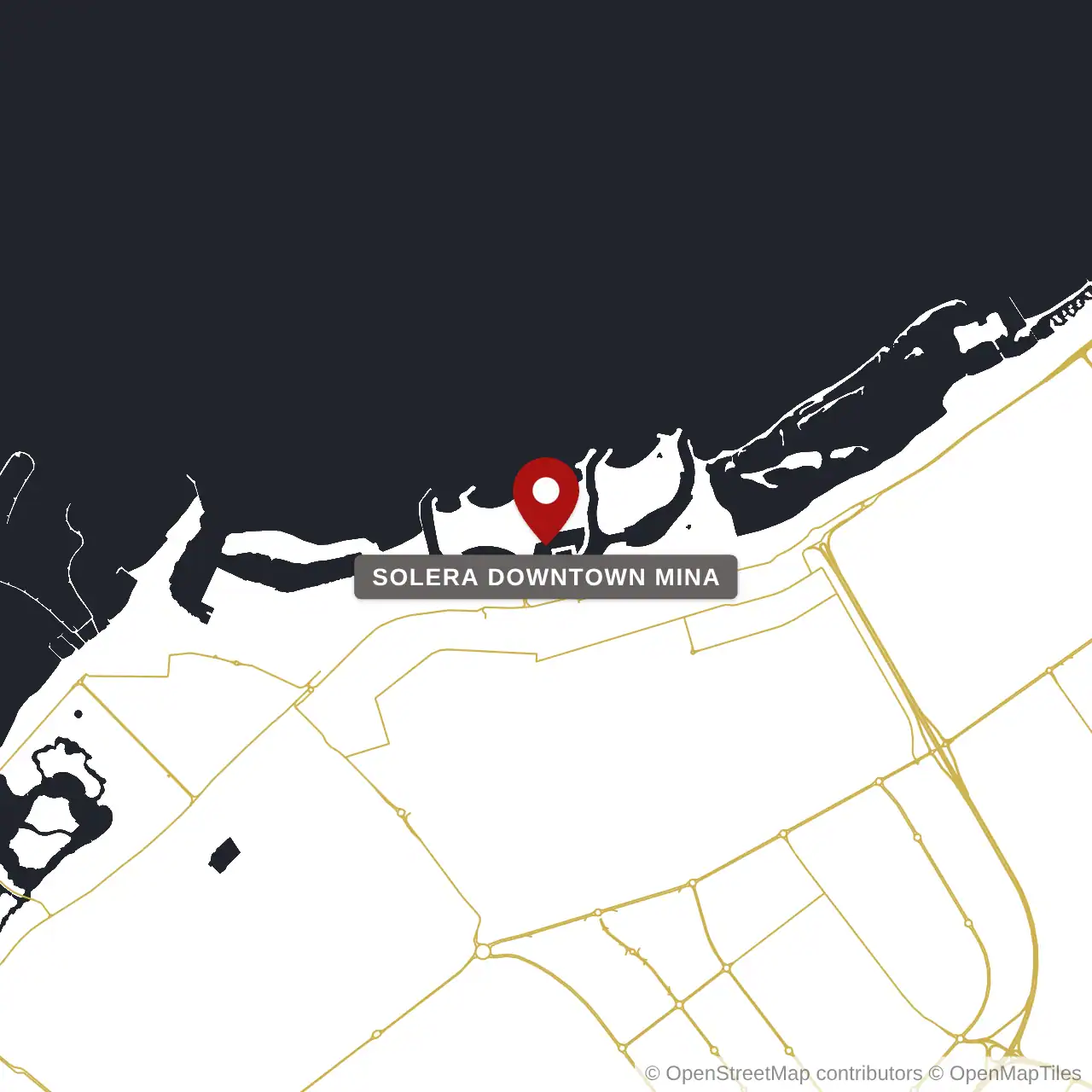 Расположение Solera Downtown Mina на карте: Мина Аль-Араб, Ras Al Khaimah