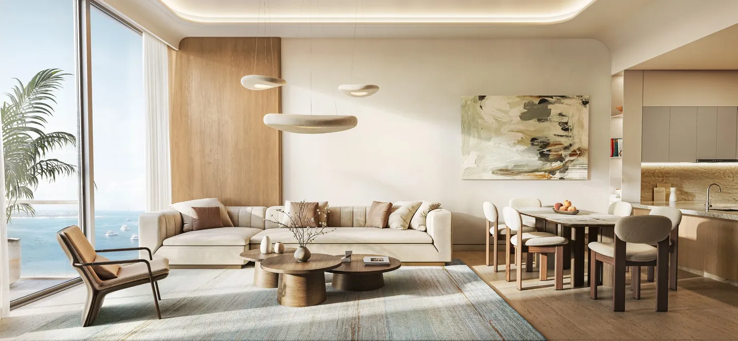 Soma Residences — интерьер гостиной