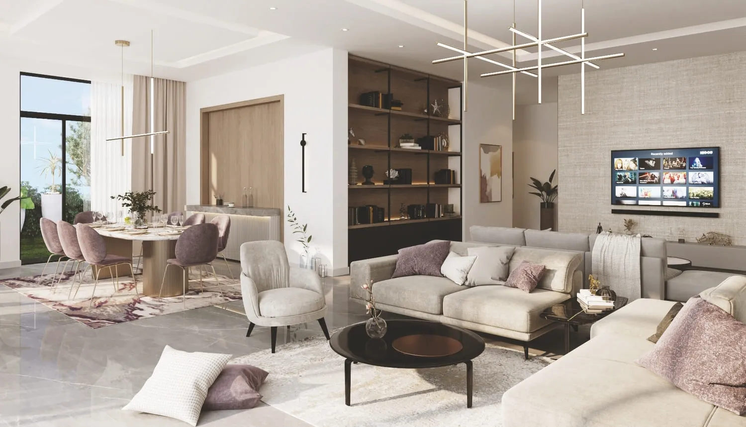 South Bay — интерьер гостиной