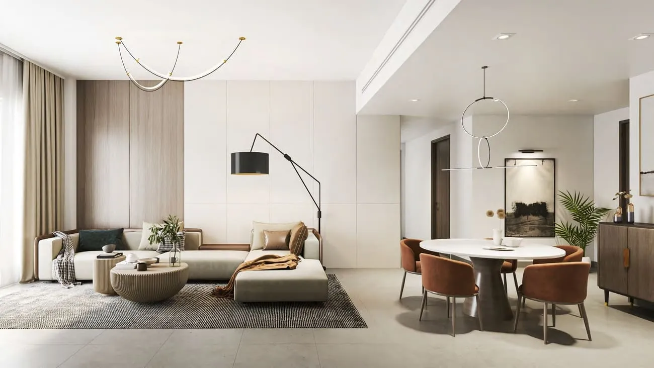South Garden — интерьер гостиной, фото 7