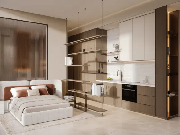South Lofts — интерьер студии, фото 12