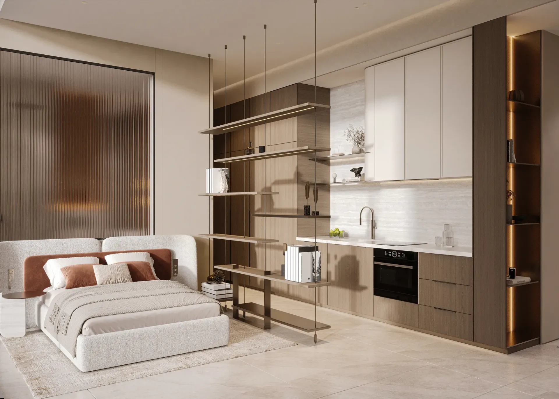 South Lofts — интерьер студии, фото 12