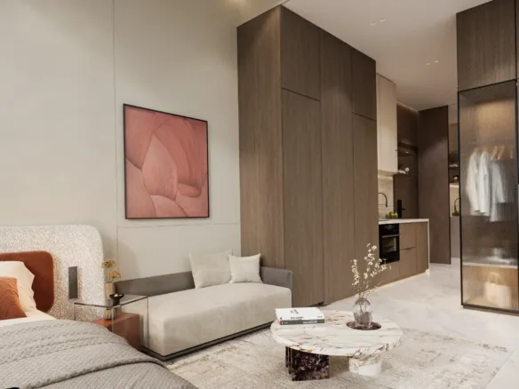South Lofts — интерьер студии, фото 14