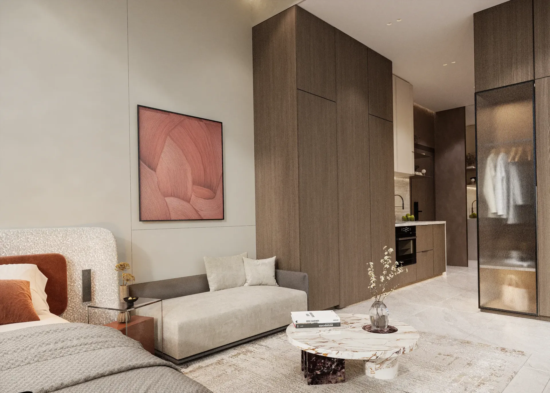 South Lofts — интерьер студии, фото 14
