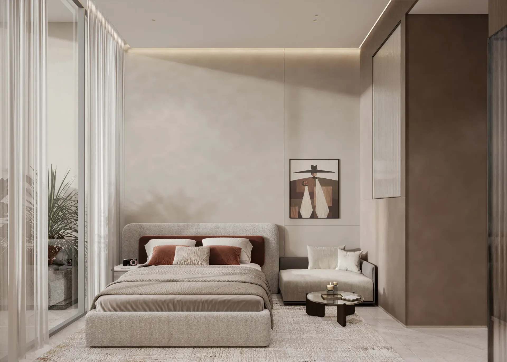 South Lofts — спальня