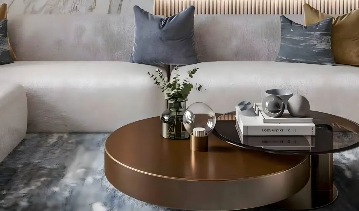 SquareX Residence — интерьер гостиной