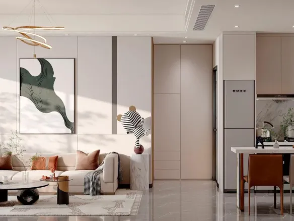 Stamn Nautis Residences — кухня-гостиная