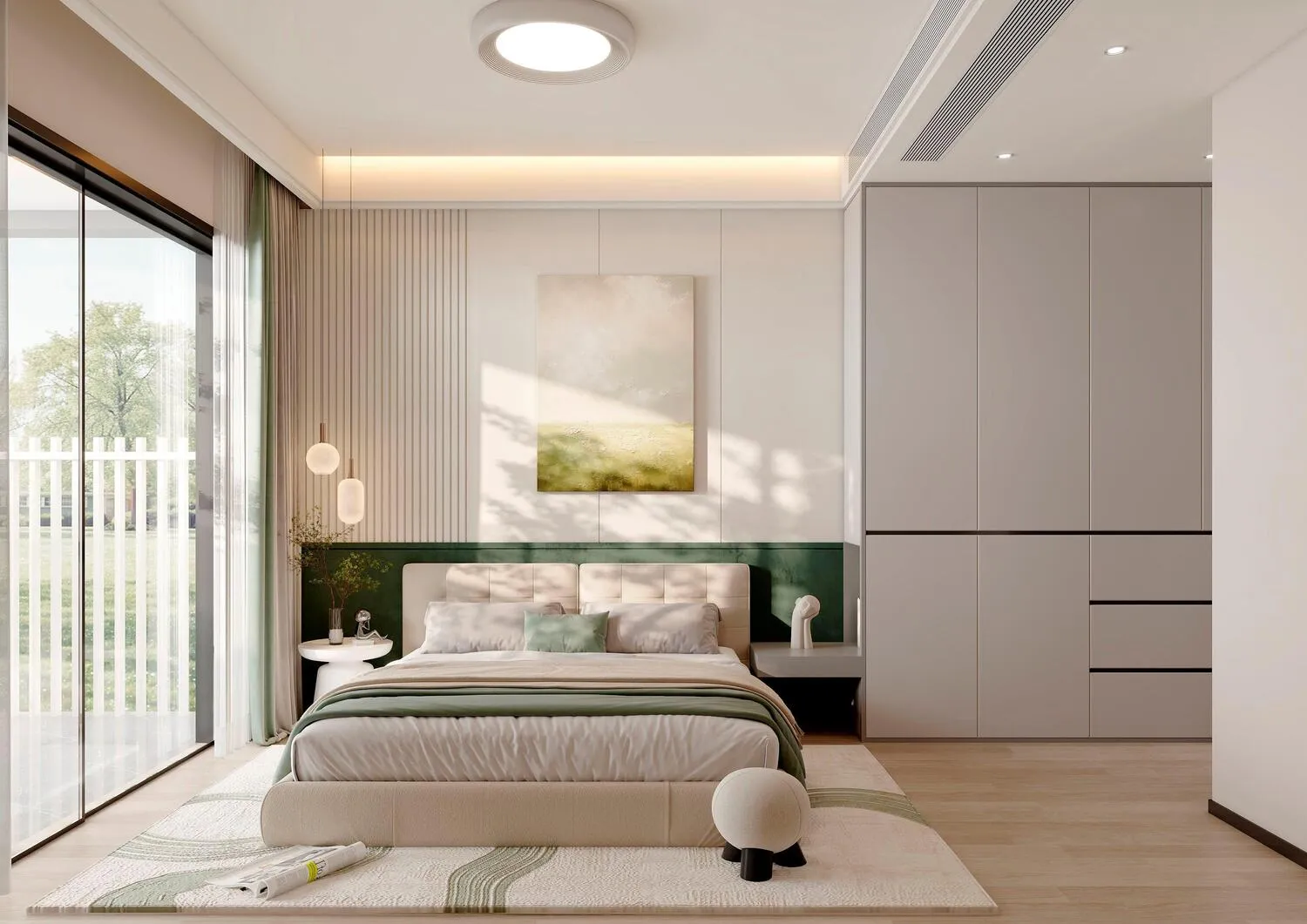 Stamn Nautis Residences — спальня