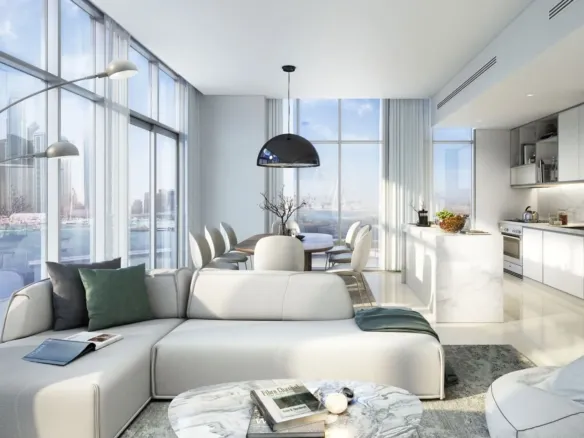 Sunrise Bay — интерьер гостиной