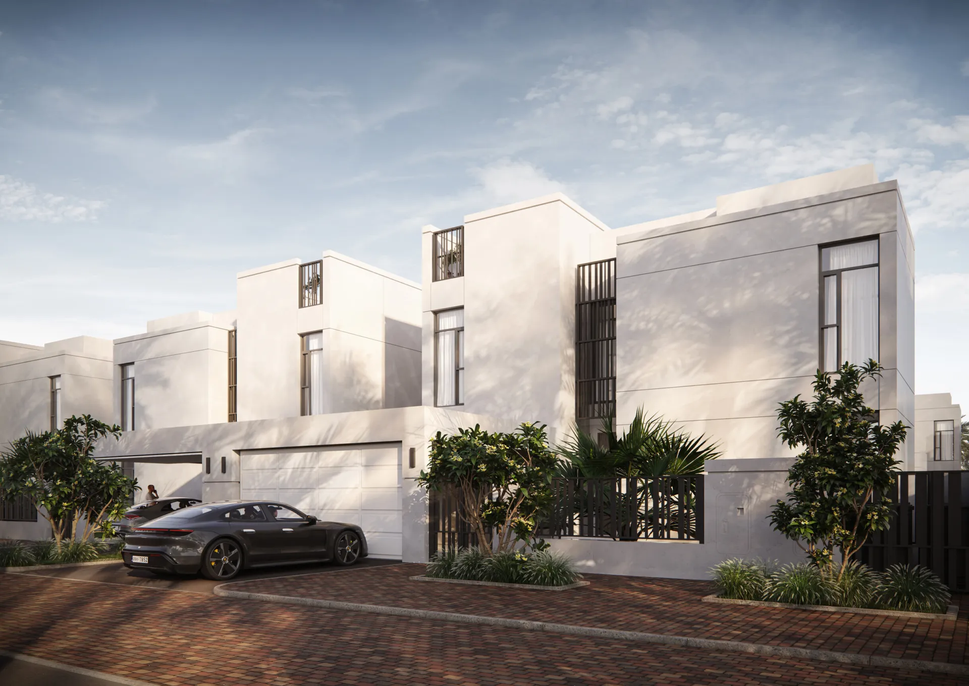 Sunrise Living Villas — фасад таунхаусов