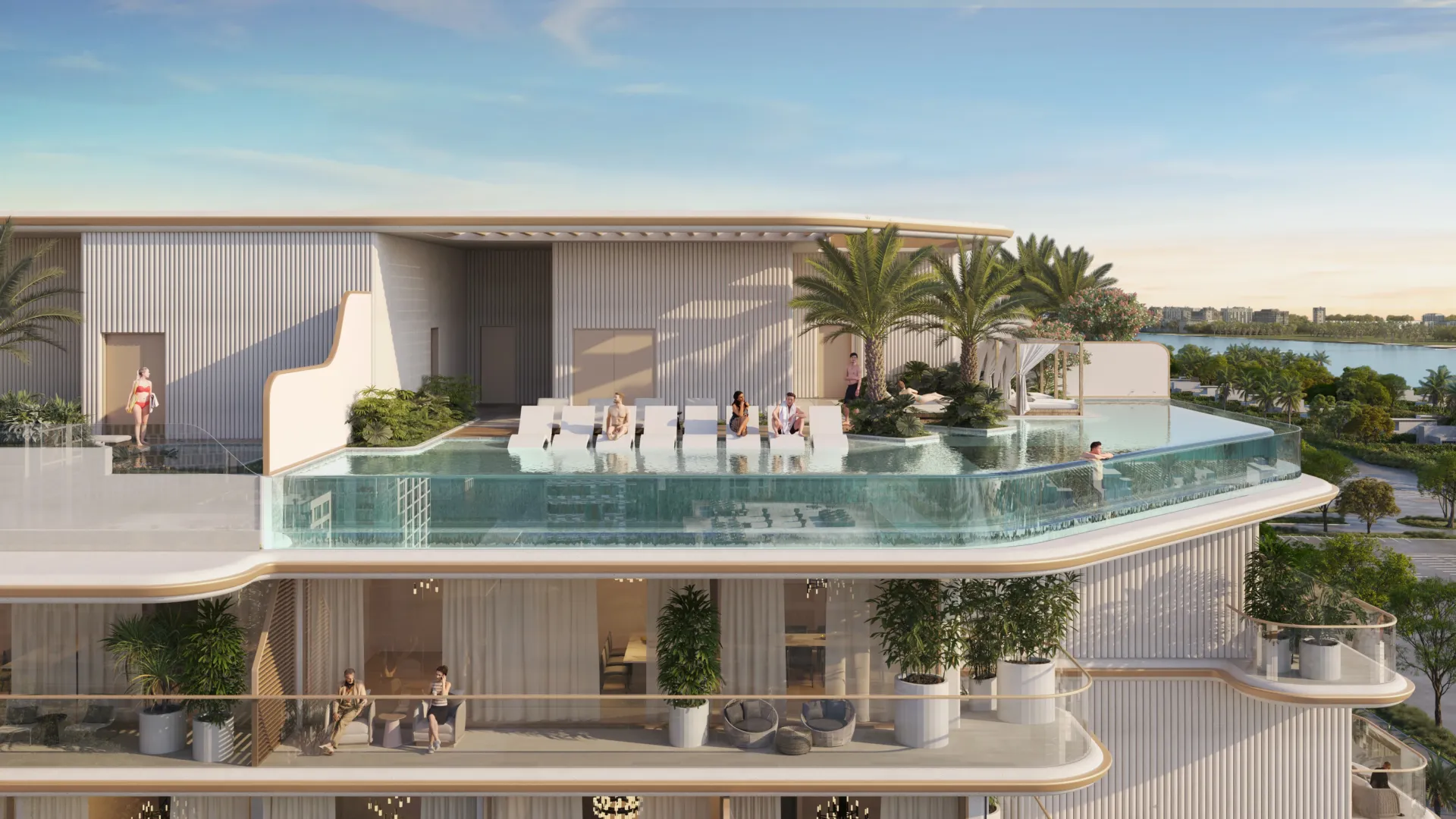 Sunset Bay Grand — бассейн на крыше