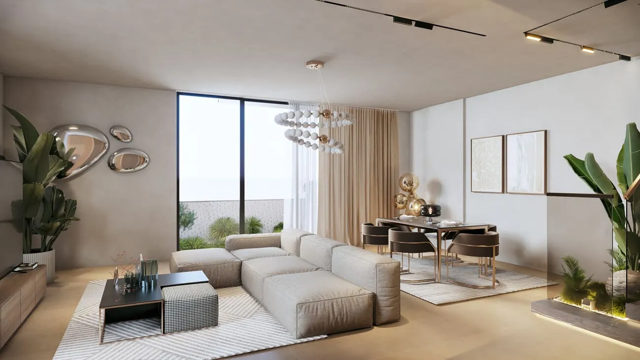 Sunset Grove Homes — интерьер гостиной, фото 7