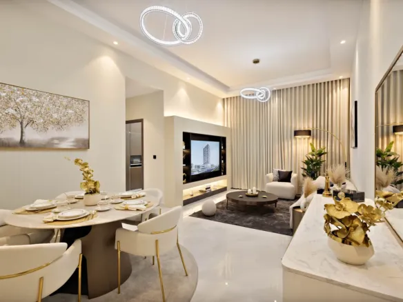 Symbolic Zen Residences — интерьер гостиной