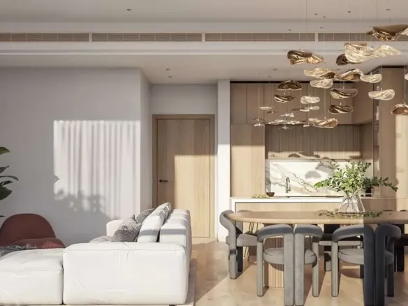 Taiyo Residences — интерьер гостиной, фото 7