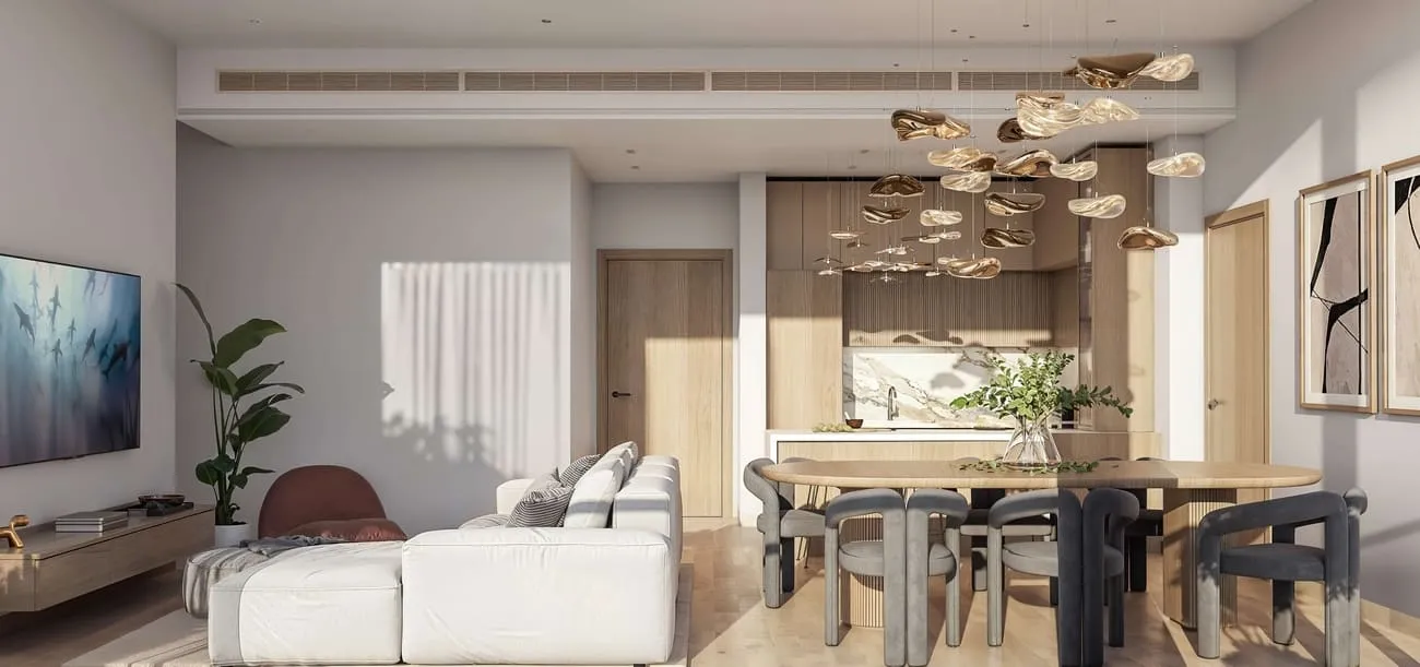 Taiyo Residences — интерьер гостиной, фото 7